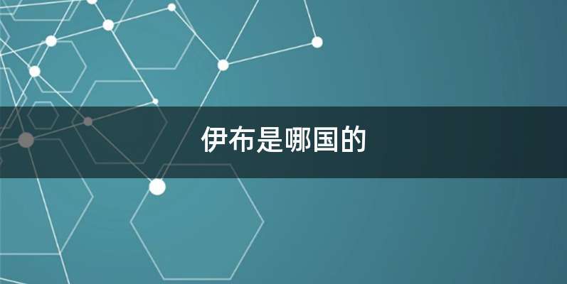 伊布是哪国的