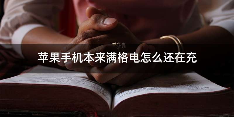 苹果手机本来满格电怎么还在充