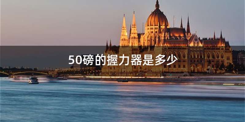 50磅的握力器是多少