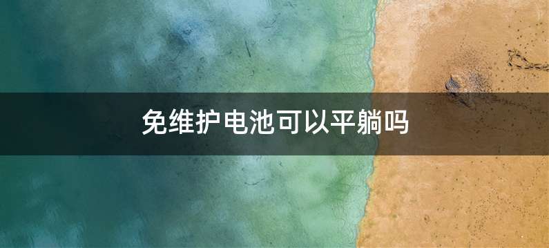 免维护电池可以平躺吗