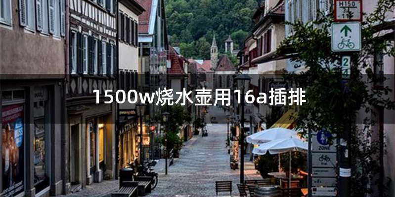 1500w烧水壶用16a插排