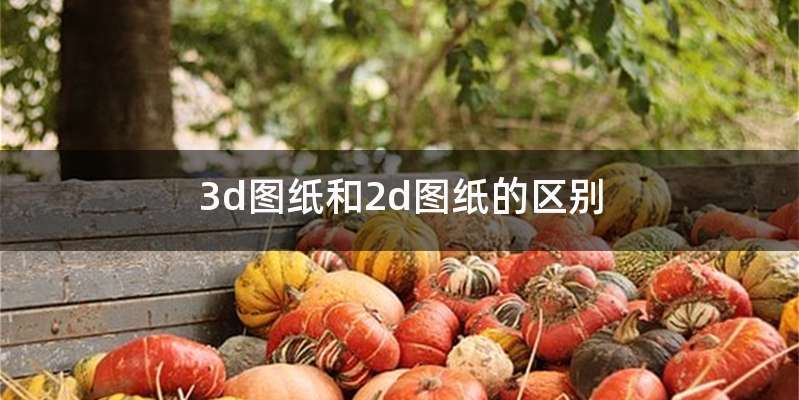 3d图纸和2d图纸的区别