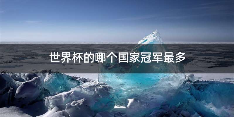 世界杯的哪个国家冠军最多