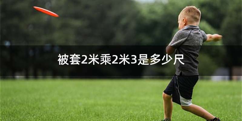 被套2米乘2米3是多少尺