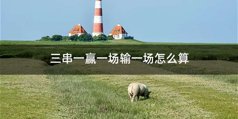 三串一赢一场输一场怎么算