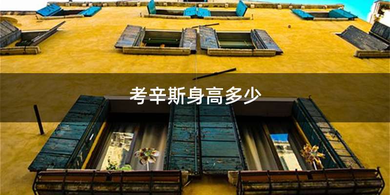 考辛斯身高多少