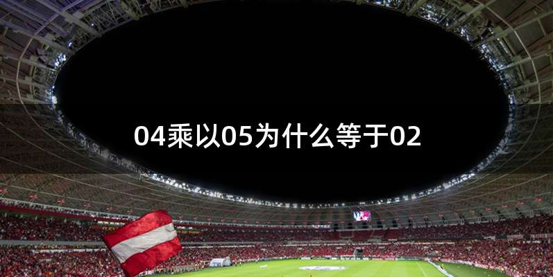 04乘以05为什么等于02