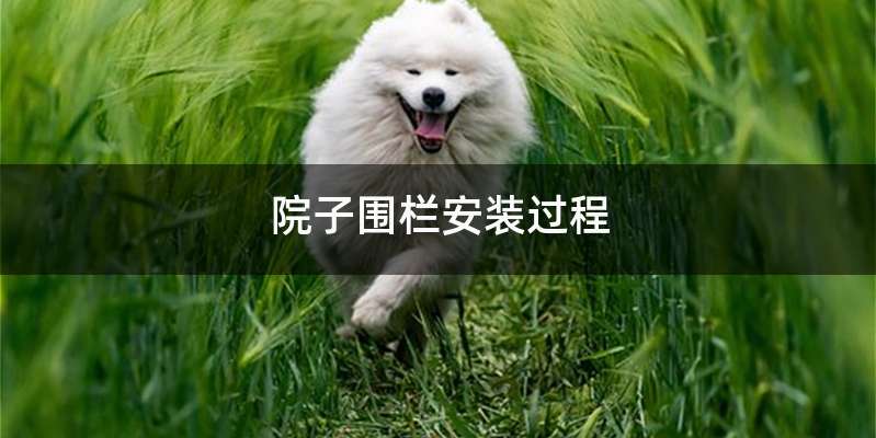 院子围栏安装过程