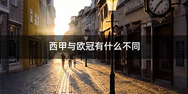 西甲与欧冠有什么不同