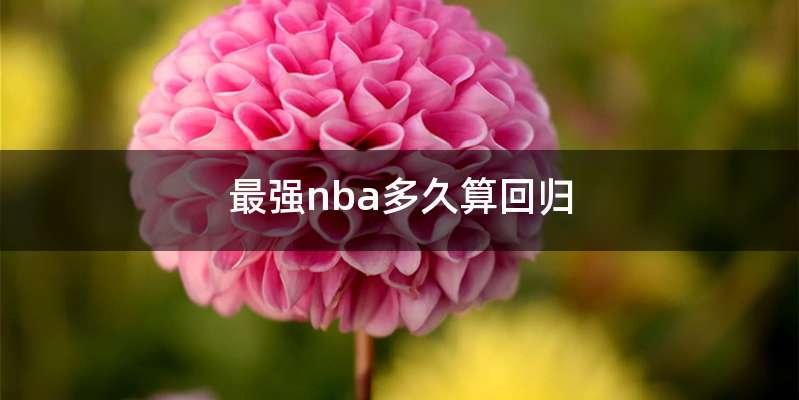 最强nba多久算回归