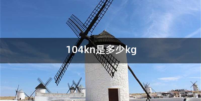 104kn是多少kg