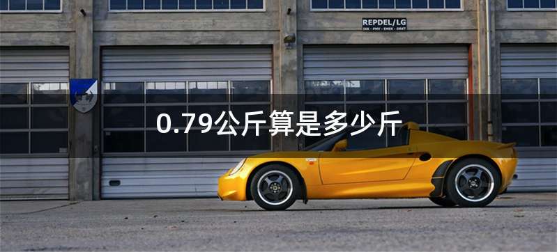 0.79公斤算是多少斤