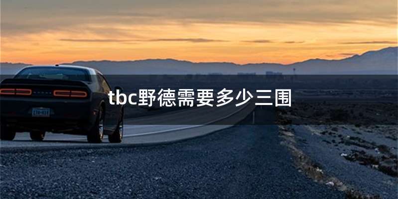 tbc野德需要多少三围