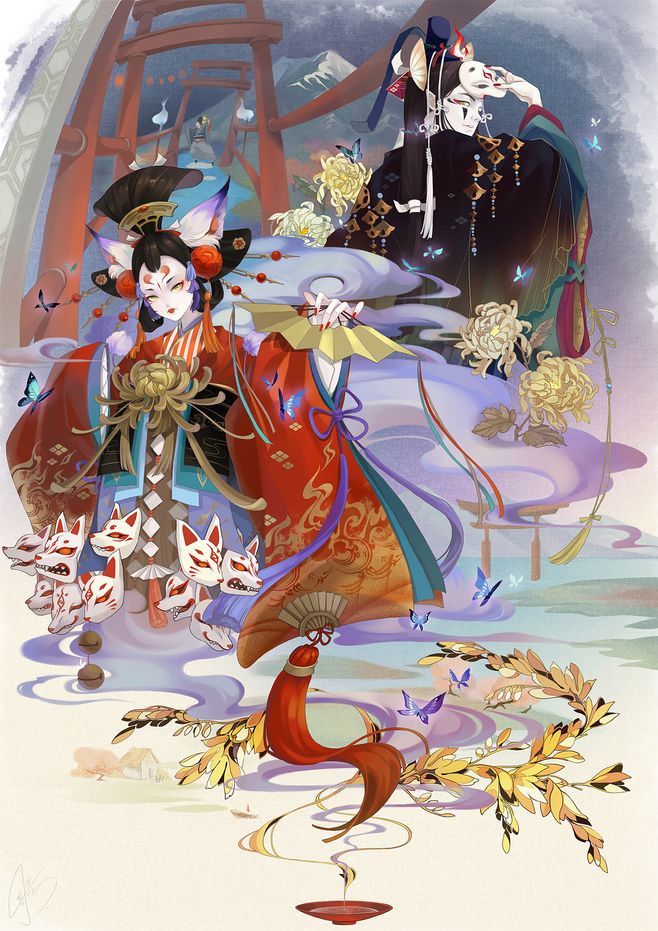 决战平安京玉藻前御魂搭配 决战平安京玉藻前堕天技巧_手游攻略_开创