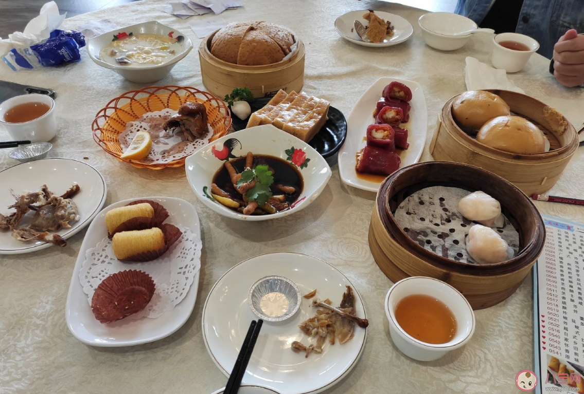 在广州吃早茶的说说 吃早茶发什么句子说说