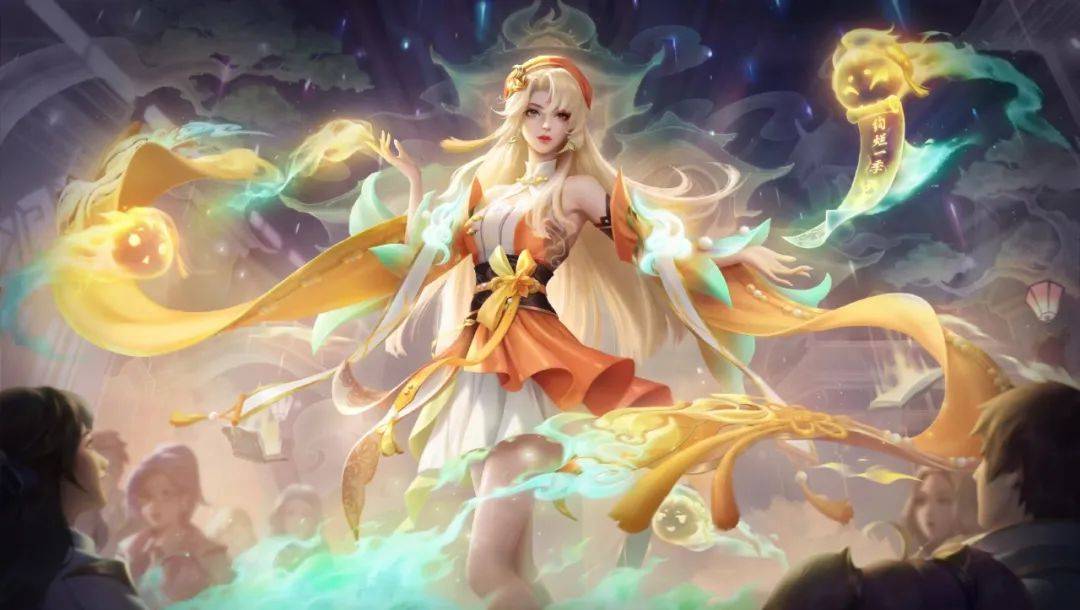 s31赛季的战令首发星元皮肤,是貂蝉的流云霜糖,配色很讨喜,有种完全